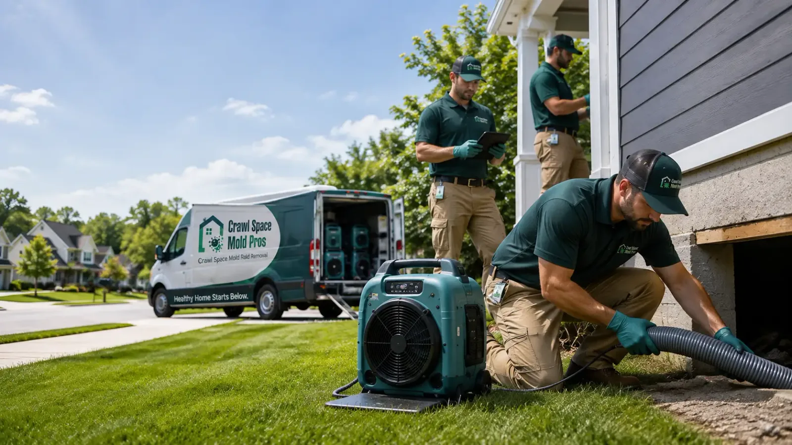 Crawl Space Mold Removal in Haslett, MI